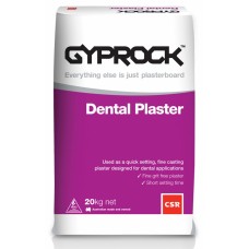 CSR Gyprock Dental Plaster – White - 20kg Bag - Replaces Boral Dental Plaster